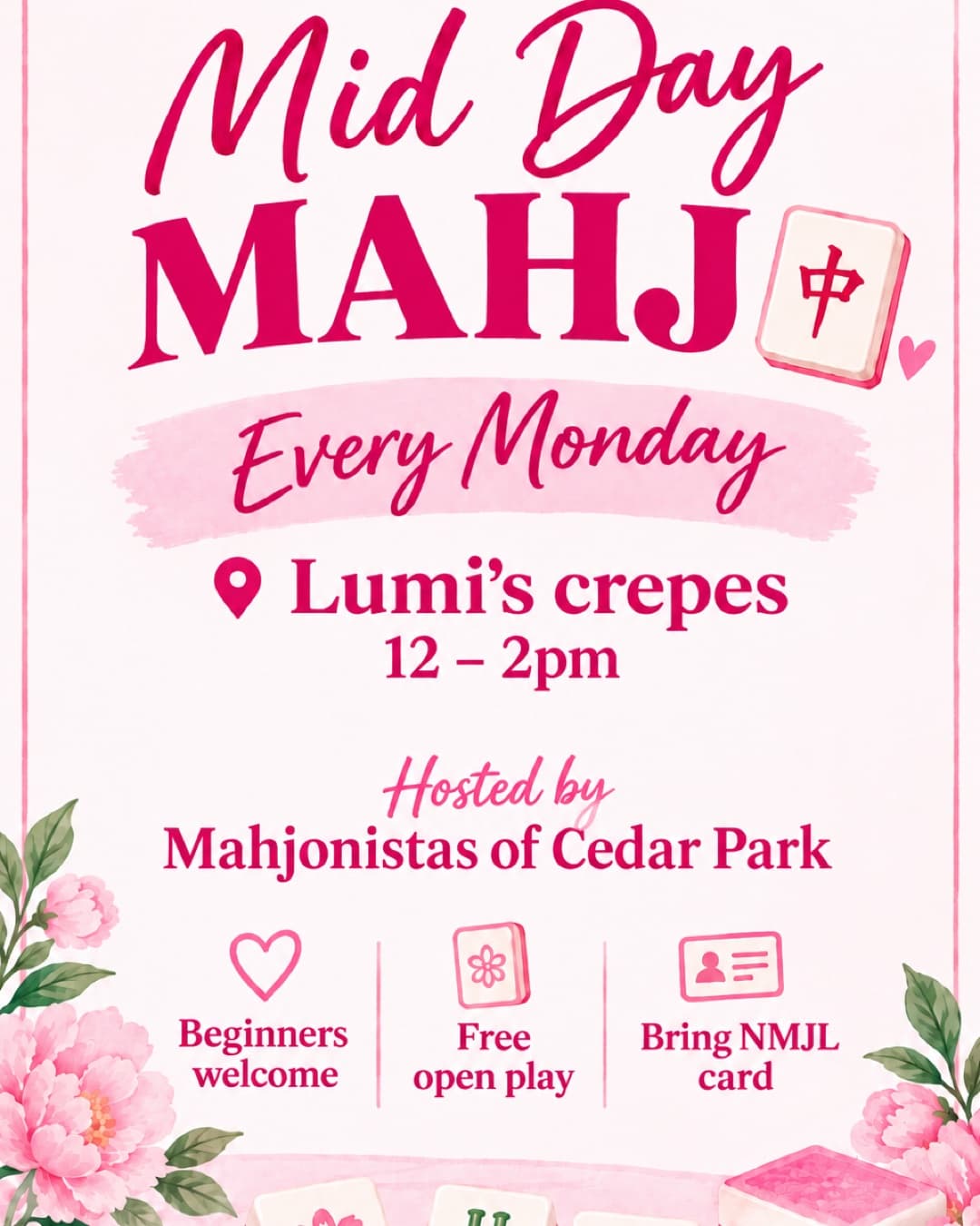 Monday Mid Day Mahj